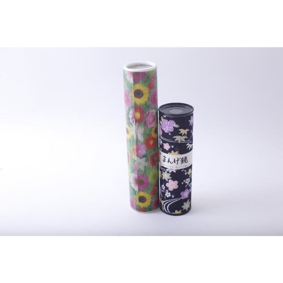 Set Of Two Kaleidoscopes, Japanese, Flowers, Small, Activity Toy, Vintage, Colle - Picture 1 of 2